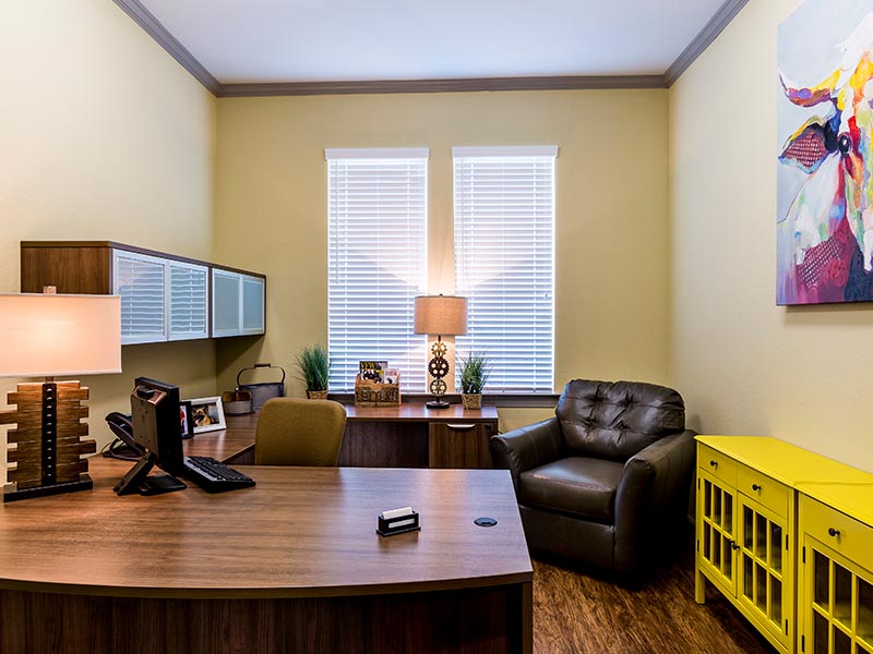 office furniture in workspace