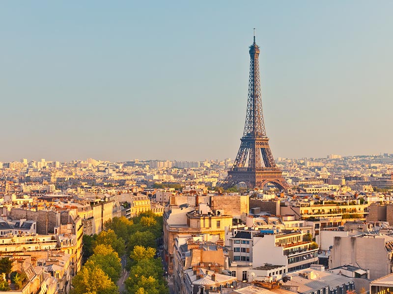 eiffel tower in paris france