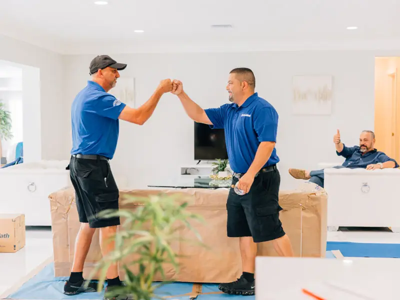 Suddath crew residential move home packing